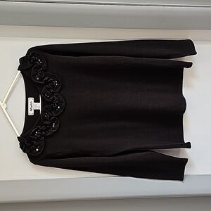 Ladies sweater,  sz M, black, great condition